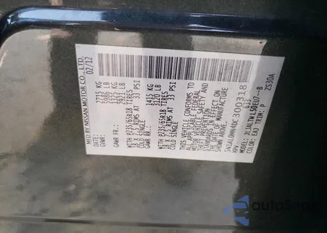 2013 Infiniti Jx35 из США, поврежденный, VIN 5N1AL0MN4DC300318